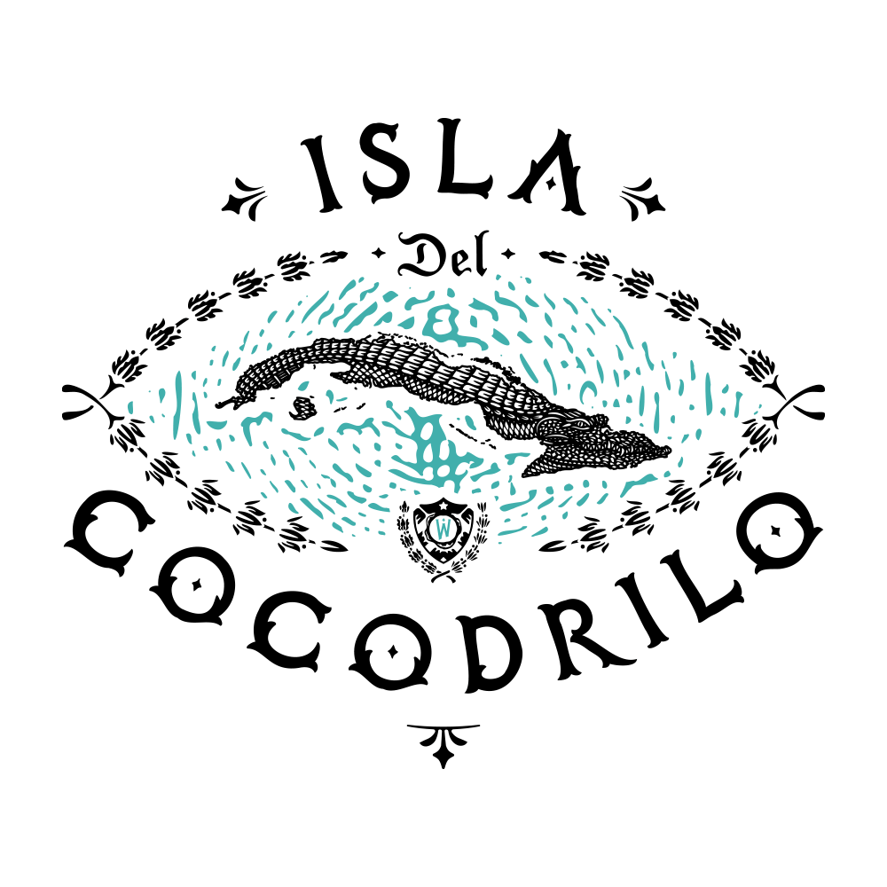Isla del Cocodrilo cigar logo